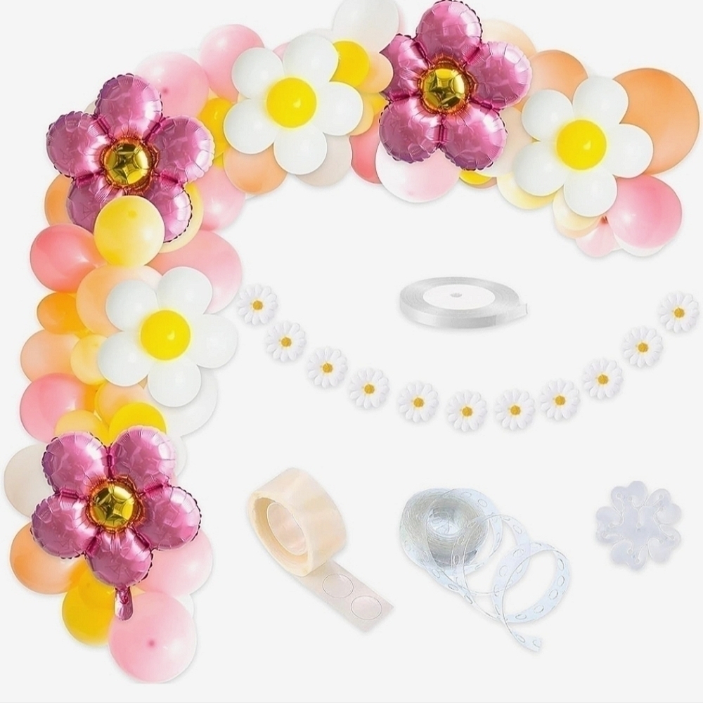 3/$15 Daisy Balloon Arch Set